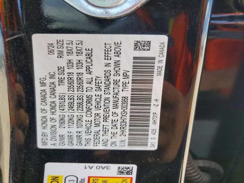 2025 HONDA CR-V EXL 13