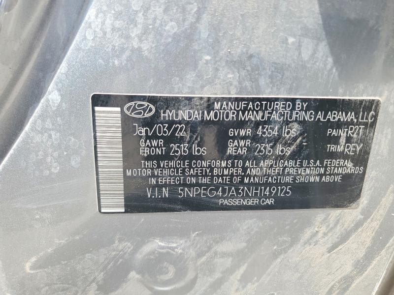 2022 HYUNDAI SONATA SE 12