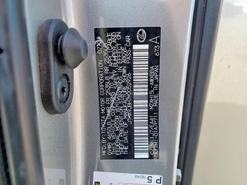 2021 LEXUS UX 250H 14