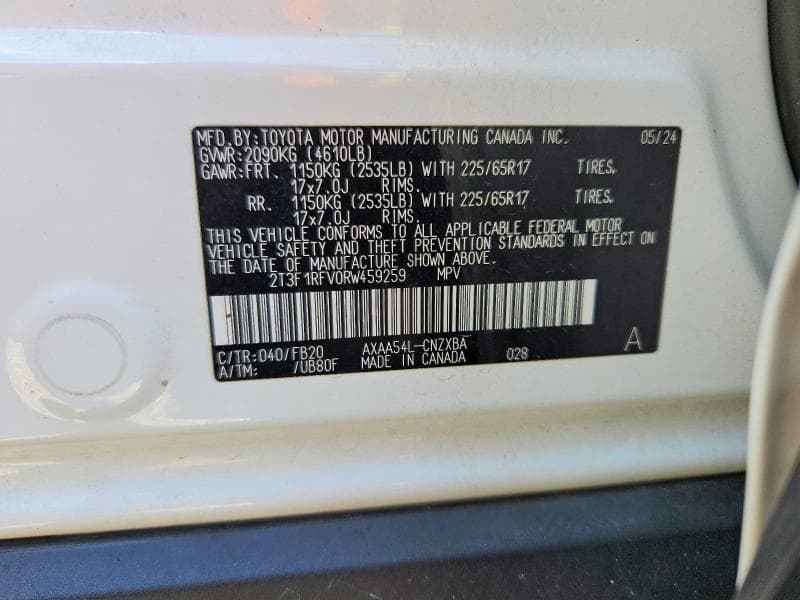 2024 TOYOTA RAV4 LE 13