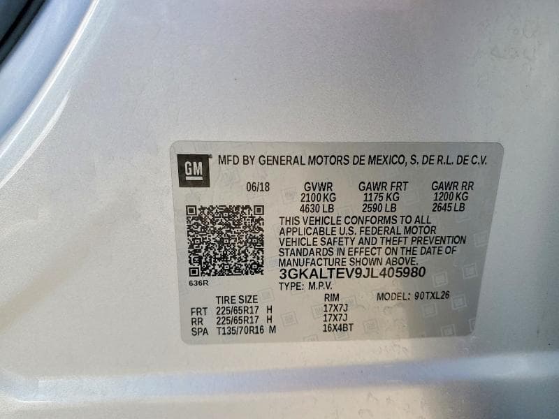 2018 GMC TERRAIN SLE 13