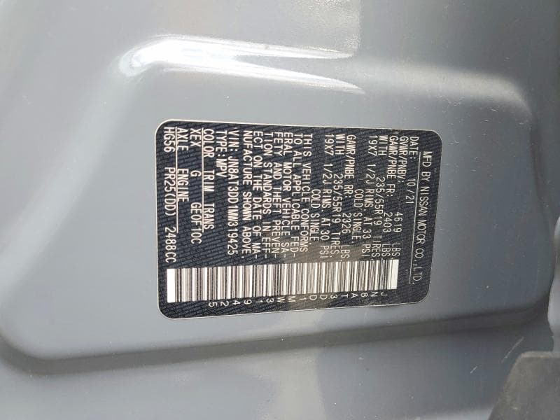 2021 NISSAN ROGUE PLATINUM 13