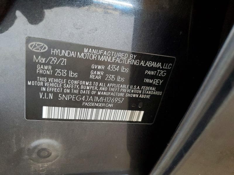 2021 HYUNDAI SONATA SE 13
