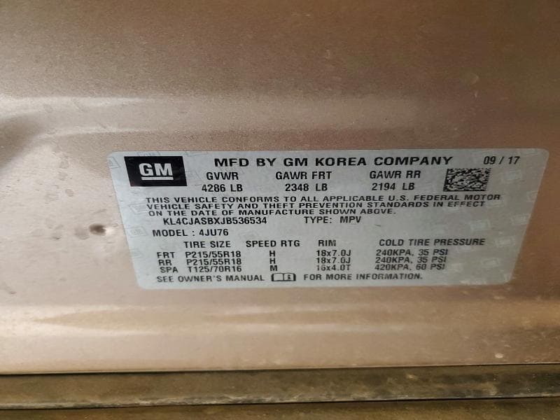 2018 BUICK ENCORE PREFERRED 13