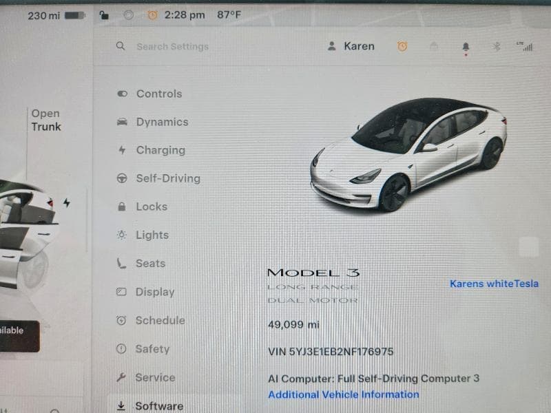 2022 TESLA MODEL 3 9