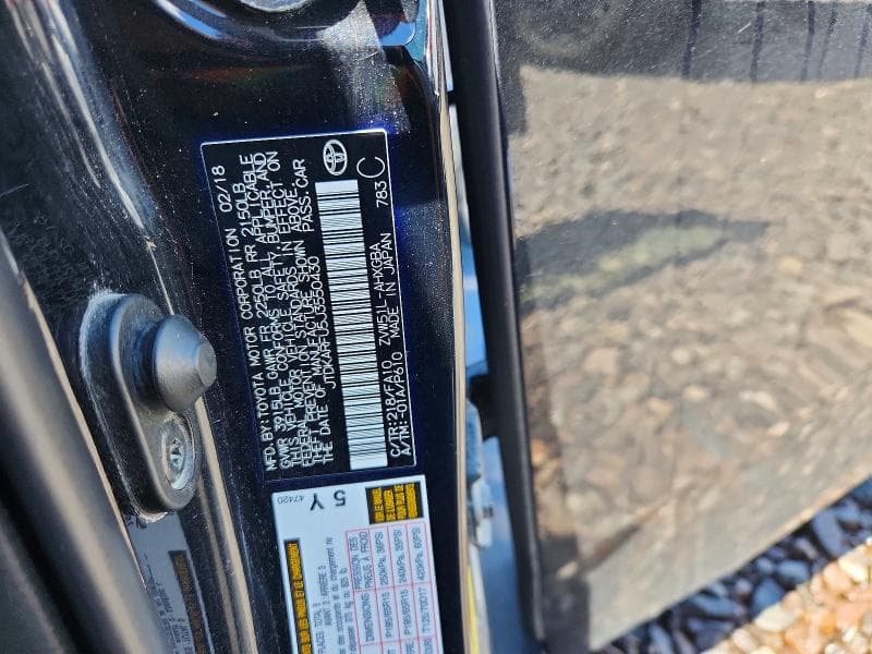 2018 TOYOTA PRIUS THREE 12