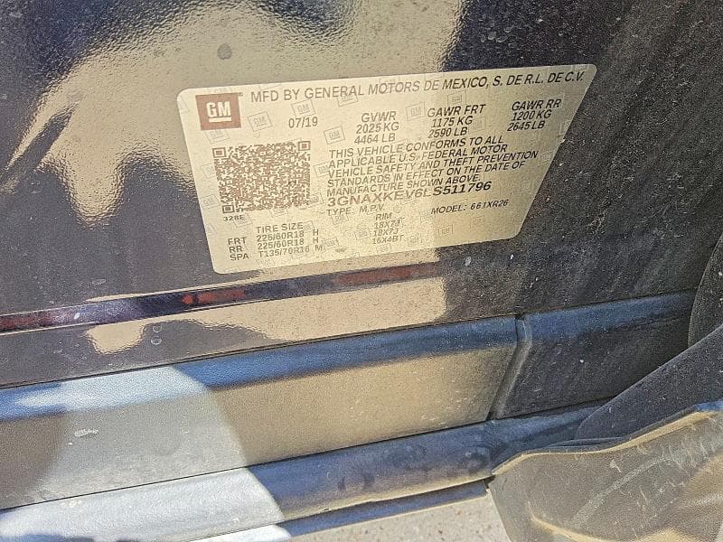 2020 CHEVROLET EQUINOX LT 13