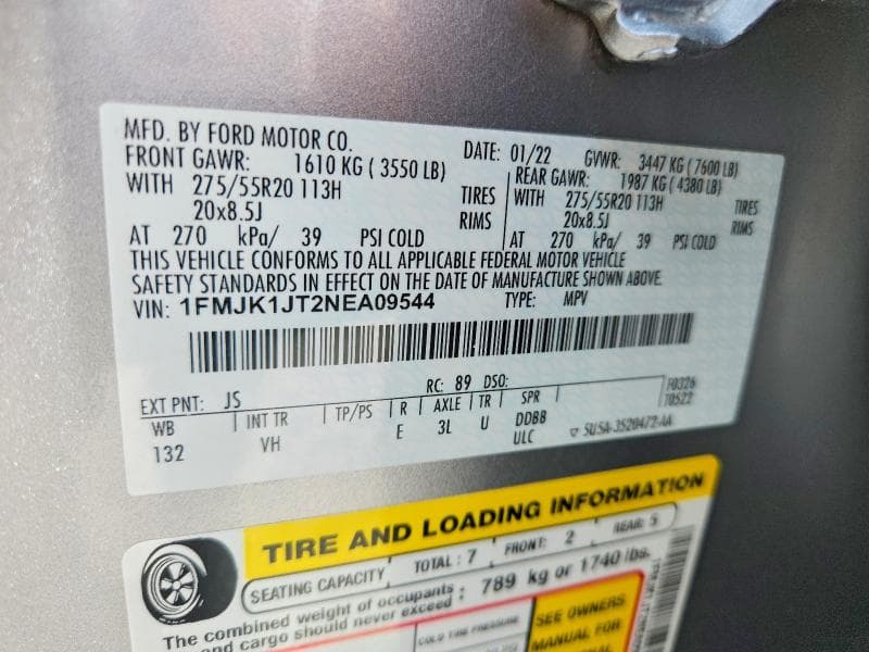 2022 FORD EXPEDITION MAX XLT 13
