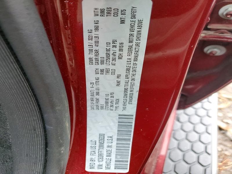 2021 RAM 1500 BIG HORN 12