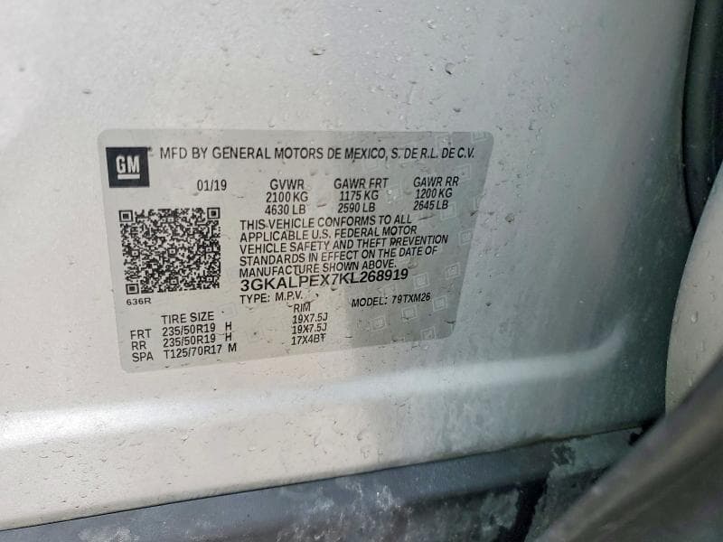 2019 GMC TERRAIN SLT 13