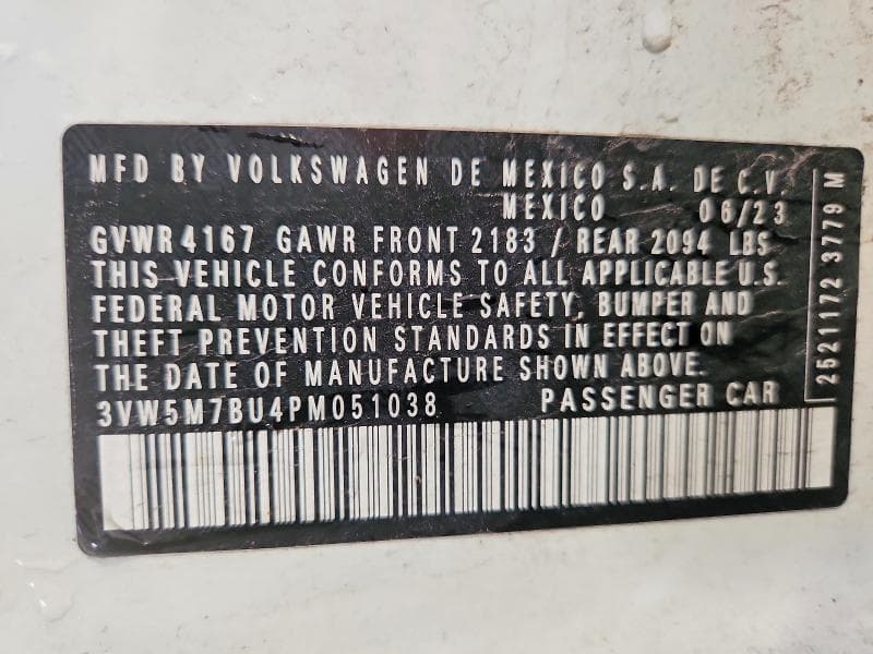 2023 VOLKSWAGEN JETTA S 12