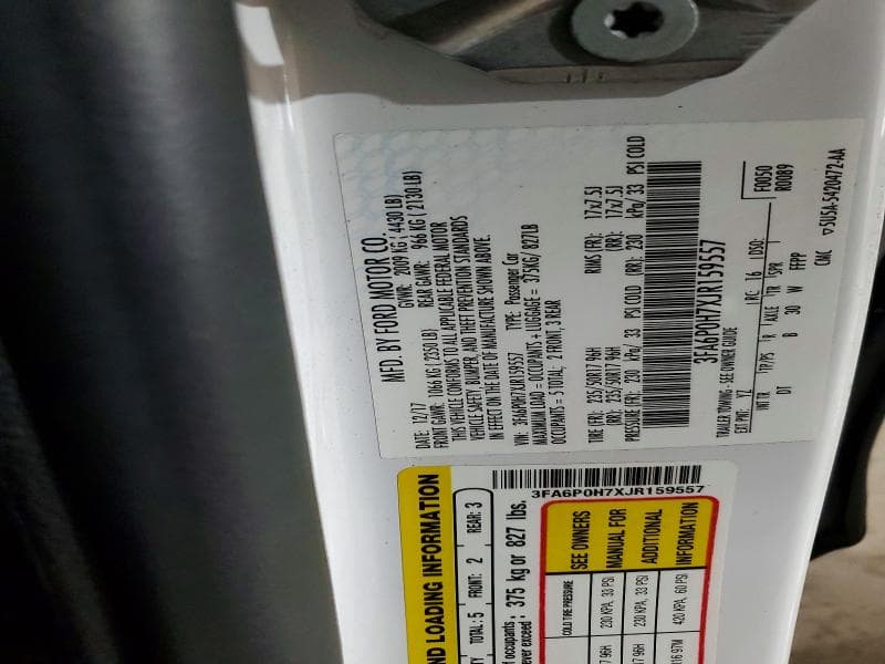 2018 FORD FUSION SE 12