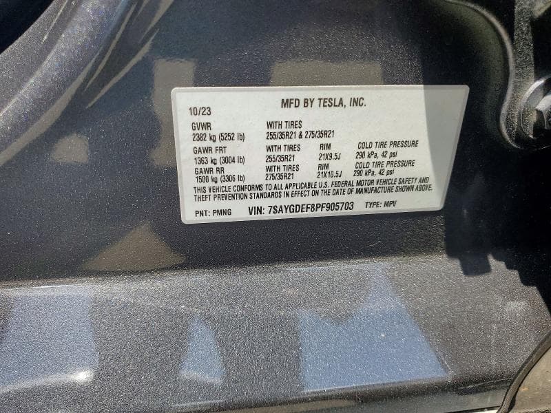 2023 TESLA MODEL Y 12