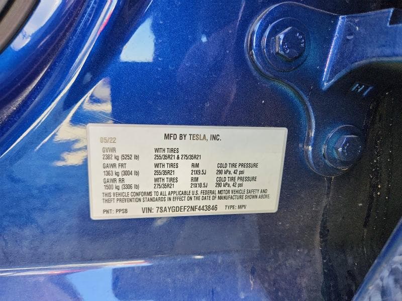2022 TESLA MODEL Y 12