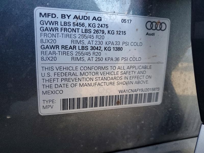 2018 AUDI Q5 PRESTIGE 13