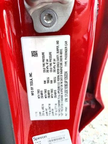 2018 TESLA MODEL 3 12