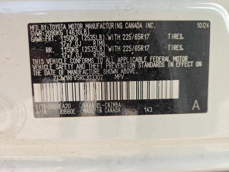 2024 TOYOTA RAV4 XLE 12
