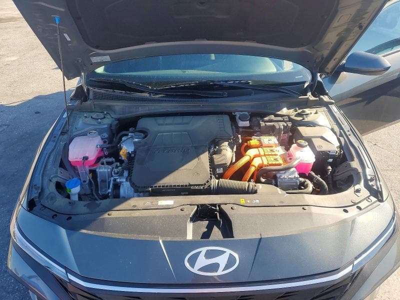 2025 HYUNDAI ELANTRA HYBRID BLUE 11