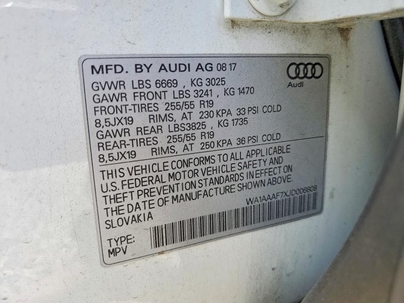 2018 AUDI Q7 PREMIUM 13