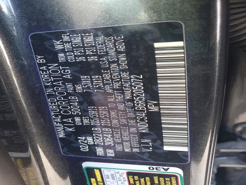 2024 KIA EV6 LIGHT 12