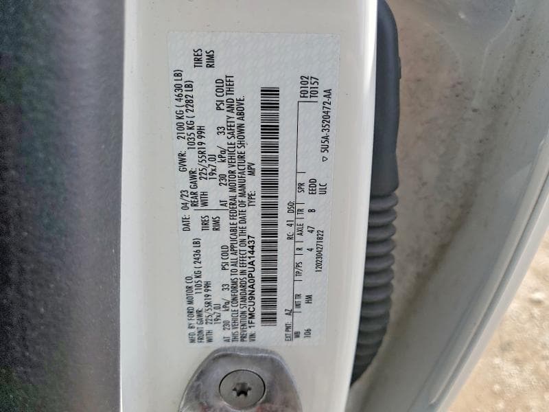 2023 FORD ESCAPE ST LINE SELECT 12