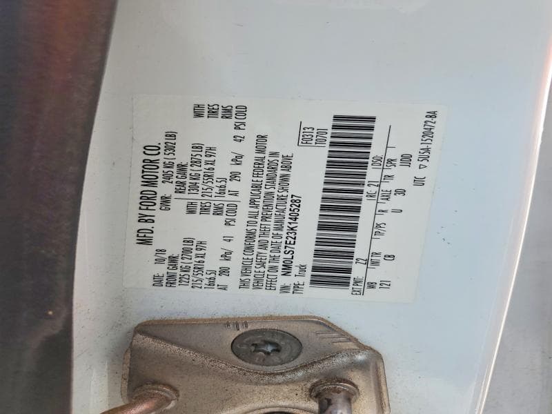 2019 FORD TRANSIT CONNECT XL 14