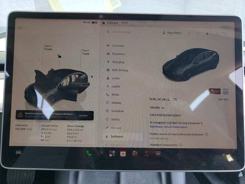2022 TESLA MODEL 3 9
