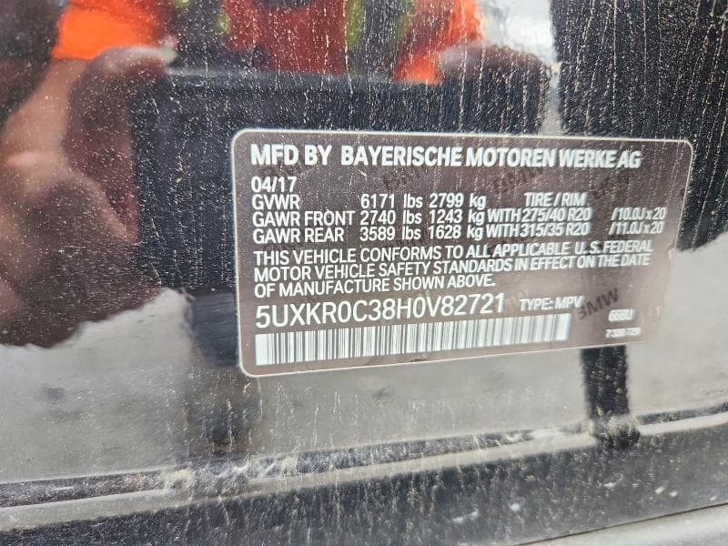 2017 BMW X5 XDRIVE35I 12