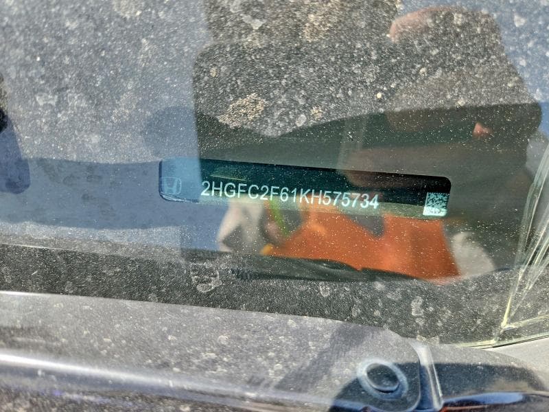 2019 HONDA CIVIC LX 13