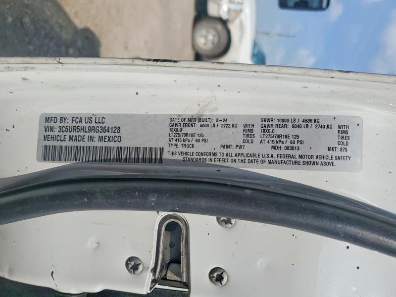 2024 RAM 2500 TRADESMAN 12