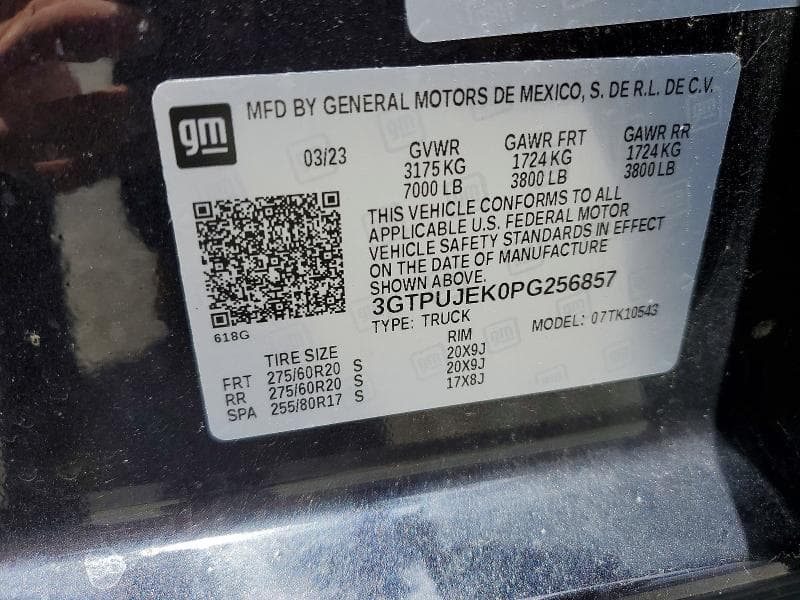 2023 GMC SIERRA K1500 ELEVATION-L 12
