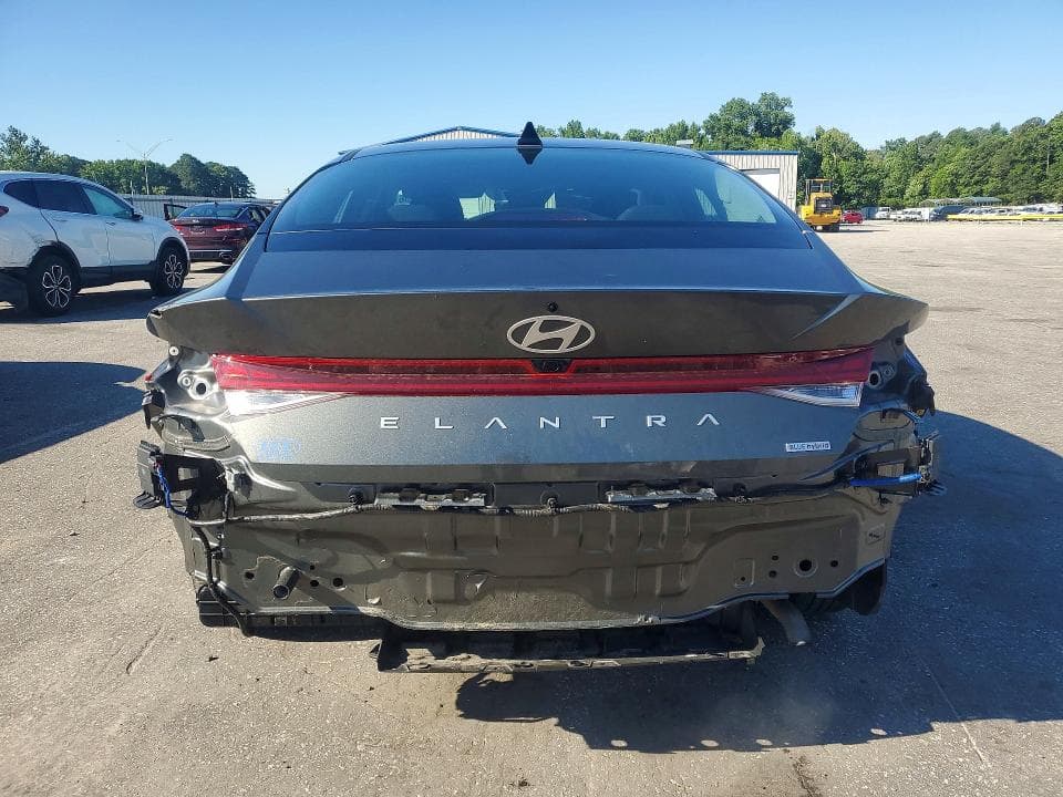 2025 HYUNDAI ELANTRA HYBRID BLUE 6