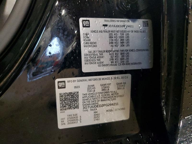 2023 GMC SIERRA K1500 SLT 12
