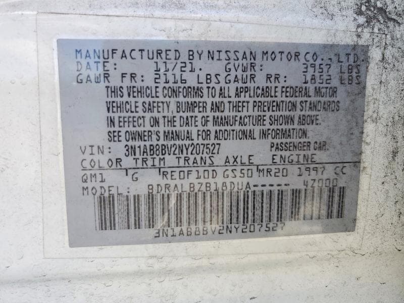2022 NISSAN SENTRA S 12