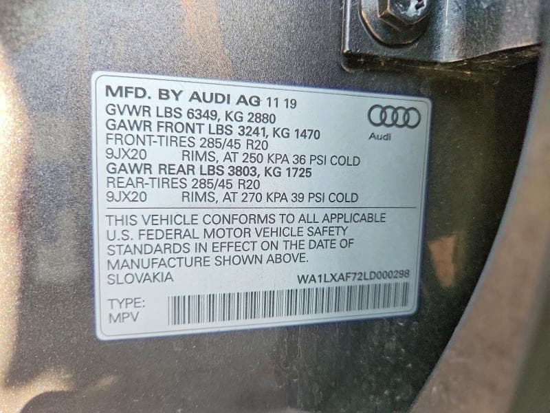 2020 AUDI Q7 PREMIUM PLUS 13