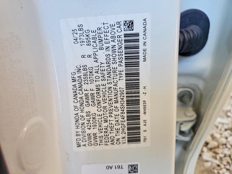 2025 HONDA CIVIC SPORT 12