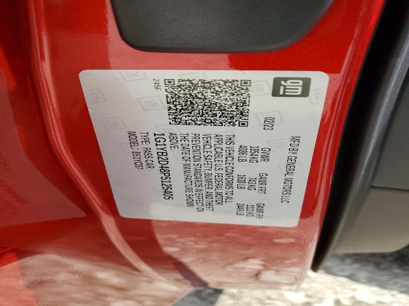 2023 CHEVROLET CORVETTE STINGRAY 2LT 13