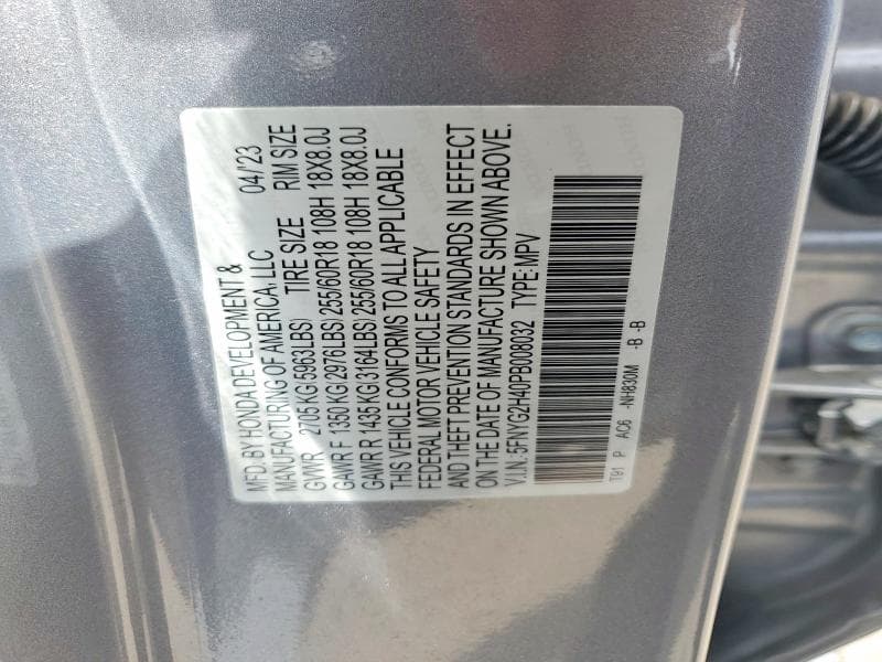 2023 HONDA PILOT EXL 13
