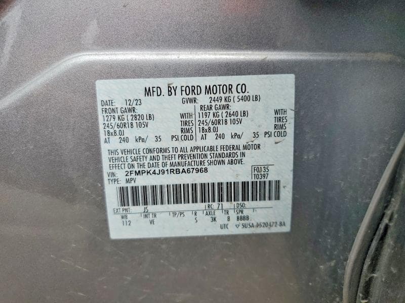 2024 FORD EDGE SEL 13