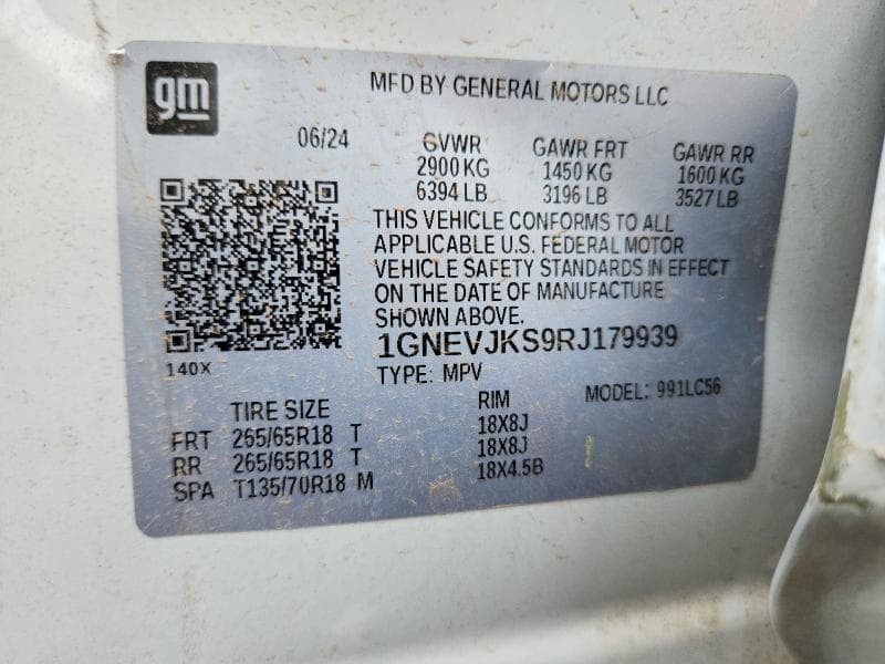 2024 CHEVROLET TRAVERSE LT Z71 13