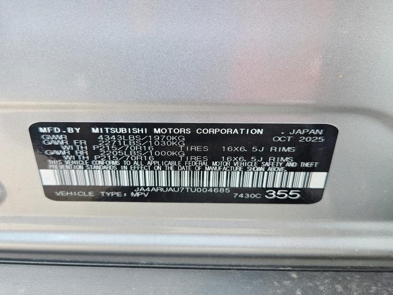 2026 MITSUBISHI OUTLANDER SPORT S 13