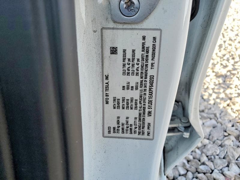 2023 TESLA MODEL 3 12