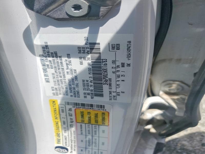 2019 FORD FUSION TITANIUM 12