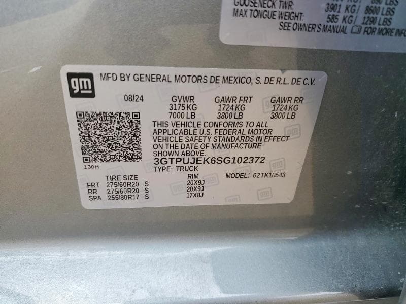 2025 GMC SIERRA K1500 ELEVATION-L 12