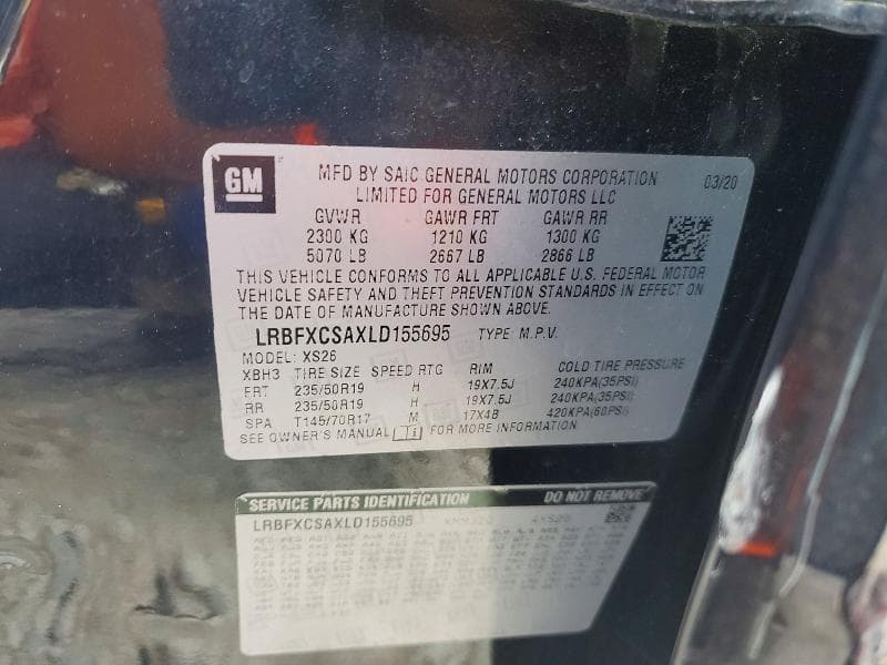 2020 BUICK ENVISION ESSENCE 14