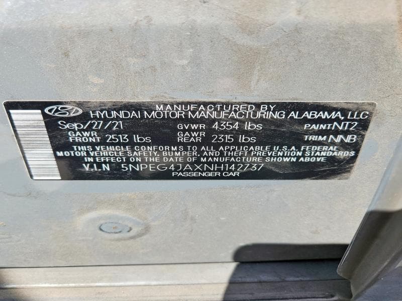2022 HYUNDAI SONATA SE 13