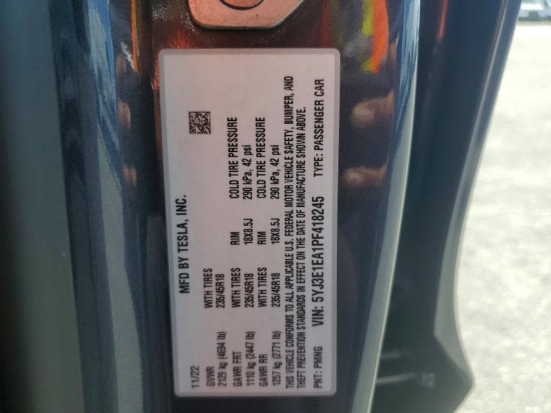 2023 TESLA MODEL 3 13