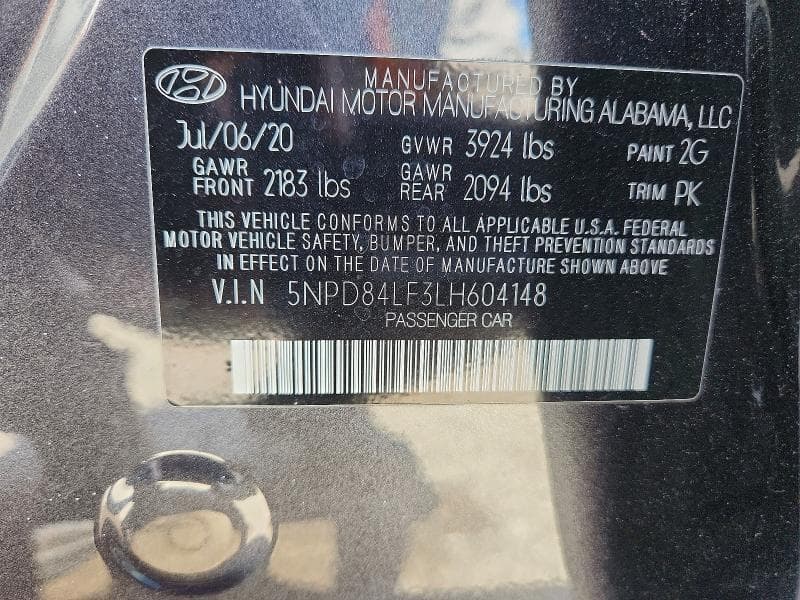 2020 HYUNDAI ELANTRA VALUE EDITION 12