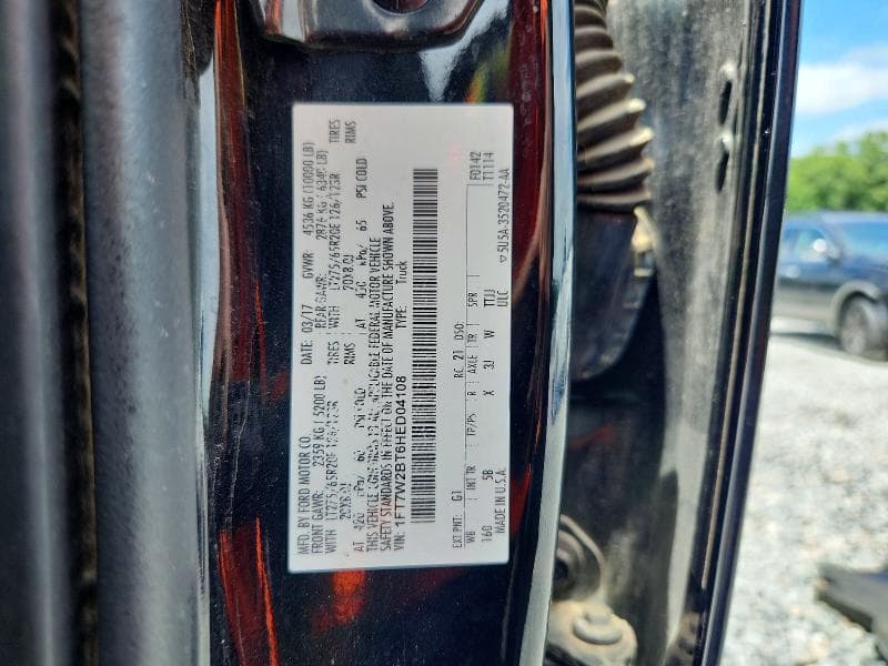 2017 FORD F250 SUPER DUTY 12