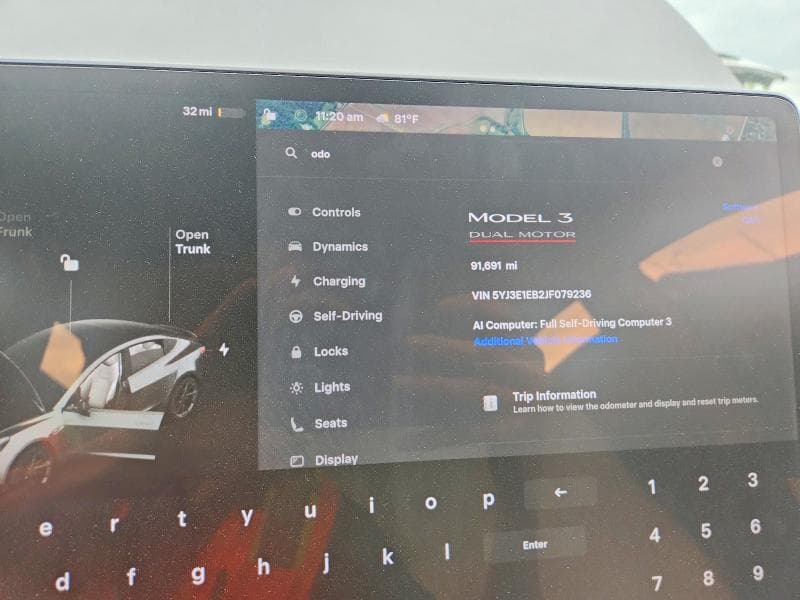 2018 TESLA MODEL 3 9